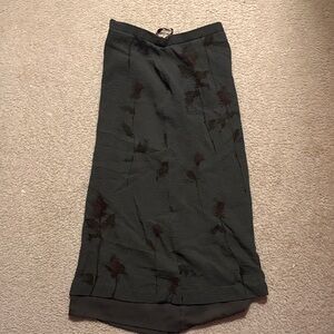 Jones New York Dark Floral Pencil Skirt